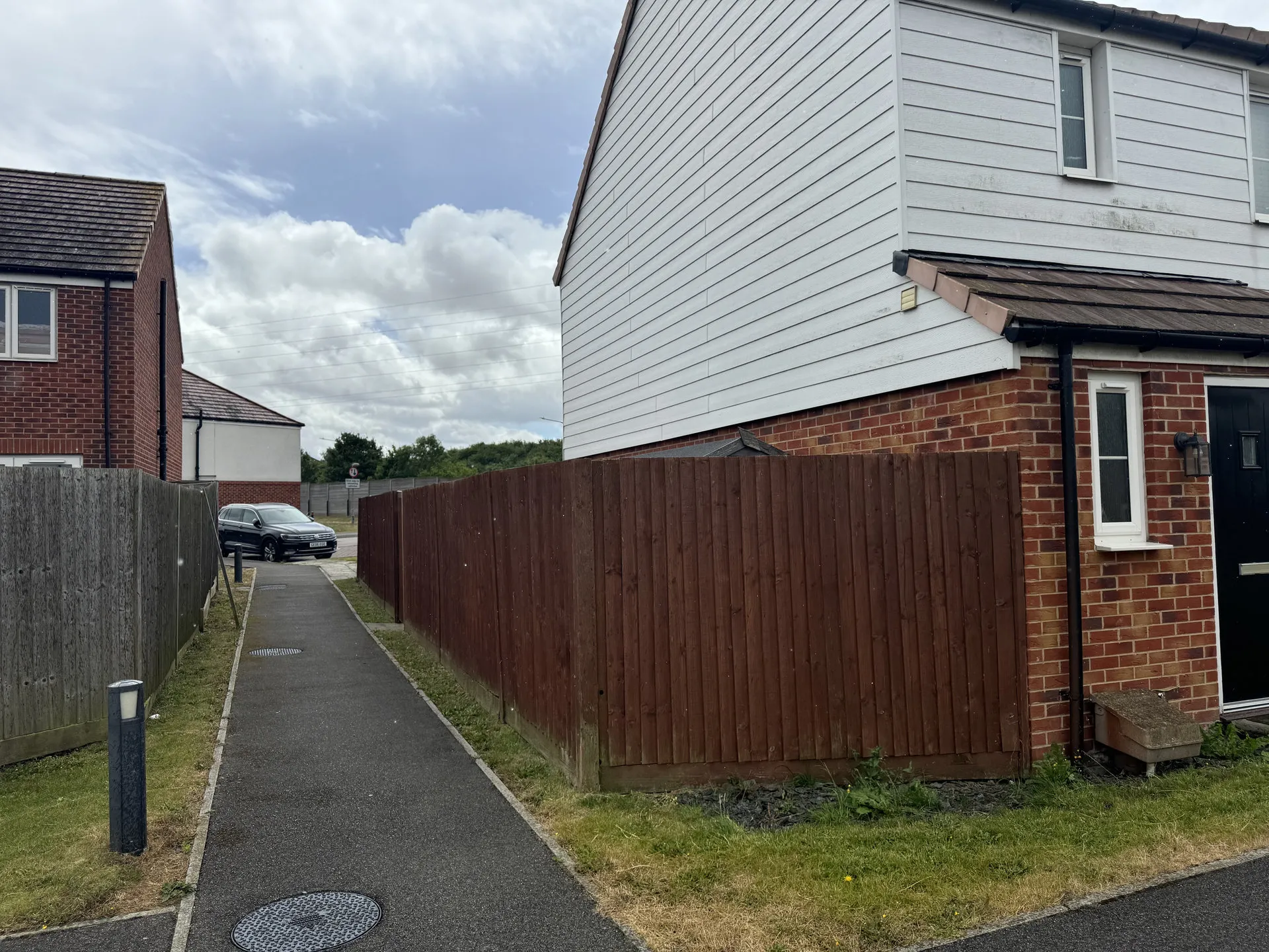 House exterior before extension work